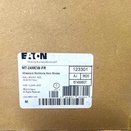 Eaton 24mcw wheelock - mt-24mcw-fr,