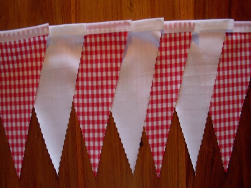 Tessuto gingham rosso bianco - tessuto,