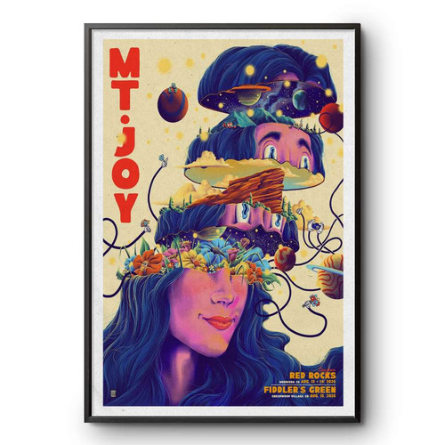 Poster joy red rocks - joy,
