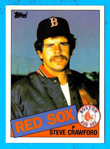 Steve crawford 1985 topps - crawford,